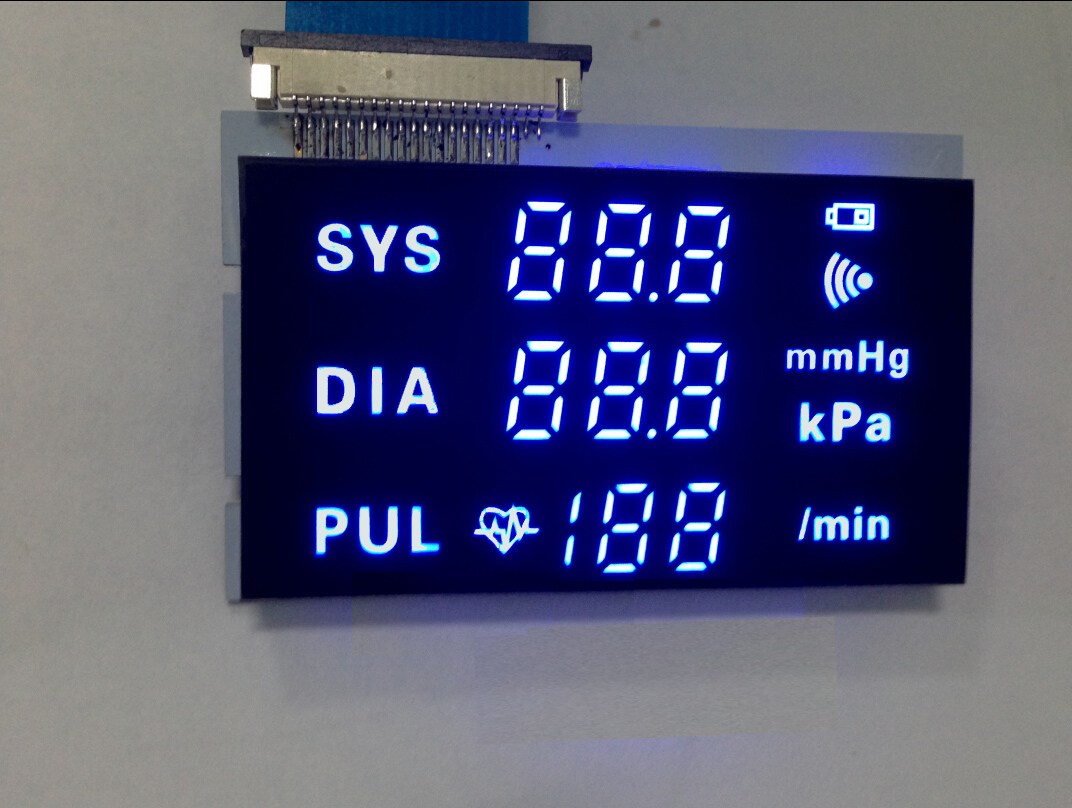 血压计LED数码管实物图