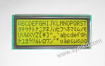 2004液晶（黄绿膜STN字符点阵）