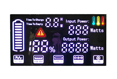 储能移动电源LED数码管显示屏定制