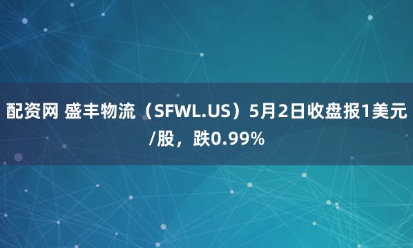 配资网 盛丰物流（SFWL.US）5月2日收盘报1美元/股，跌0.99%